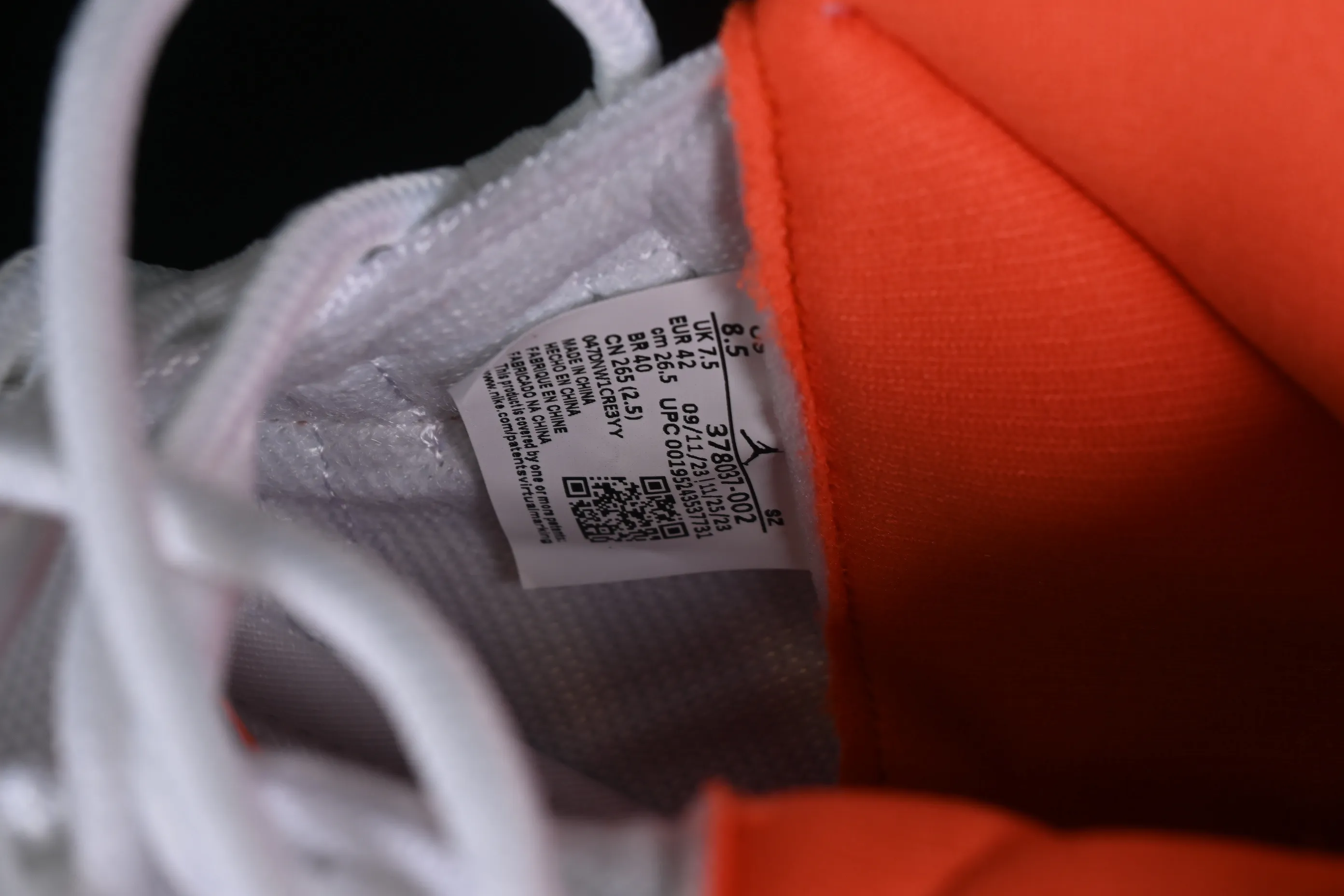 All categories Air Jordan Jordan series basketball shoes Air Jordan 11 Air Jordan 11 Retro "White orange" AJ11 Joe 11 white orange 378037-002